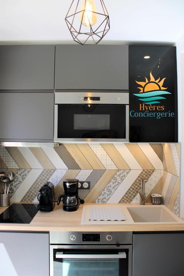 Hyeres-Plage -T2 Neuf Rdj Clim Wifi - La Capte By Hc Apartment Exterior photo