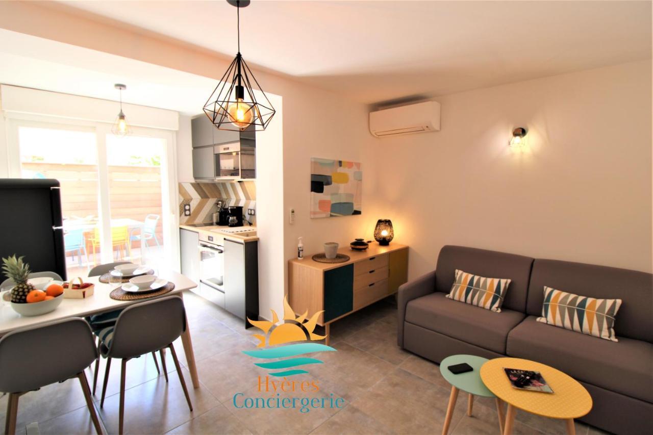 Hyeres-Plage -T2 Neuf Rdj Clim Wifi - La Capte By Hc Apartment Exterior photo